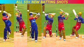 50+ New Premium Batting Shots in Real Cricket 24 | Rc24