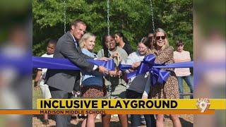 Playground for students with special needs opens at Madison school