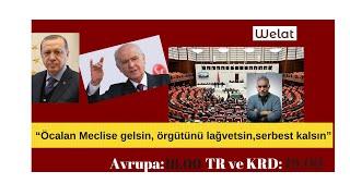 Bahçeli:"Öcalan meclise gelsin, örgütünü lağvetsin, sebest kalsın"