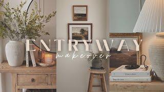 Entryway Makeover & Spring Decorate With Me 2023 || DIY Thrift Flips || DIY Accent Wall