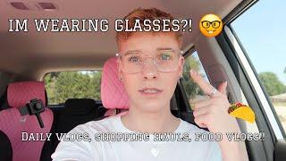 I got GLASSES?!! Daily vlogs (Eating, shopping hauls & real talk)