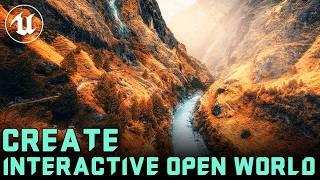 Create Massive World in 25 min -  Unreal Engine 5.5 and Gaea 2.0