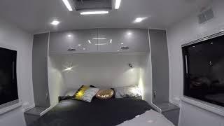 NextGen Kapiti 670B, 22ft Triple Bunk interior walkthrough InsideOutRV