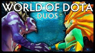 World of Dota DUOS?! Naga Siren Still Crazy Strong!