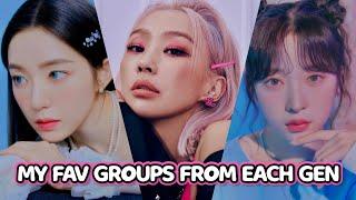 MY TOP KPOP GROUPS FROM EACH GEN (2ND,3RD & 4TH)