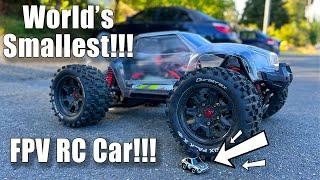 Worlds Smallest FPV RC Car!!!! - Q25 from SNT and Diatone Review