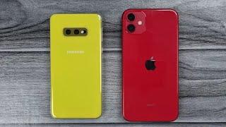 iPhone 11 vs SAMSUNG S10e