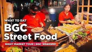 Street Food Tour at BGC NIGHT MARKET | Weekend Food Trip at Bonifacio Global City!