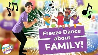 Freeze Dance About Family I Movin' Monkeys Preschool