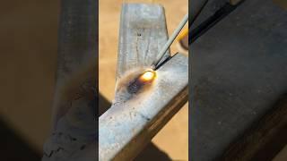 Simple welding on thin galvanized iron!#weldingtrick #skills #welder #welding #stickwelding #diy