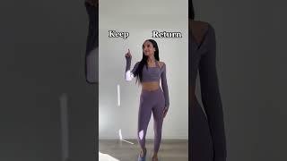 Keep VS Return by Halara | Activewear Try On Haul #shoppinghaul #tryonhaul2023