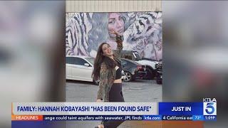 Hannah Kobayashi found safe, family says