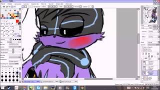 fnaf meets tron (fnaf & tron speedpaint)