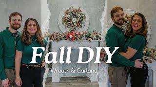 Elegant Fall DIY: Cream Blush Sage Wreath & Garland to Match for a Soft Autumn Touch ( 2024)