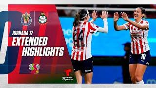 Guadalajara vs Santos | Highlights Chivas | Liga MX Femenil Jornada 17 | Telemundo Deportes