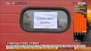 Firefighters' Strike: Some Start Early