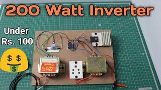 Automatic ON OFF | How to make Inverter | Inverter kaise banaye  | Inverter 12v to 220v