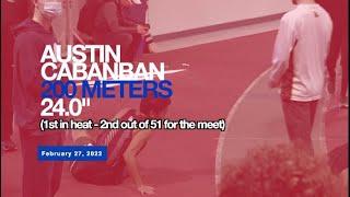 Austin Cabanban   200M   ICOPS Invitational 02 27 22