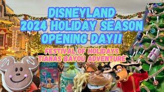 2024 Holiday Season Disneyland | Tianas Bayou Adventure | Festival Of Holidays California Adventure