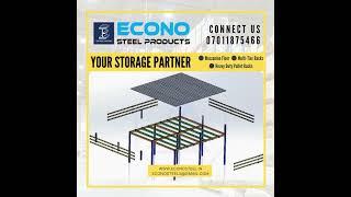 Mezzanine Floor | Econo Steels Products #warehousepalletstoragerack