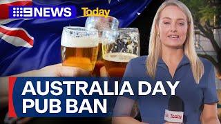 Australia Day celebrations barred at hundreds of pubs and bars across country | 9 News Australia