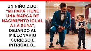 Un niño dijo: "Mi papá tiene una marca igual a la suya", dejando al millonario intrigado.