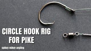 Circle Hook Rig for Pike