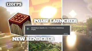 NEW RENDERER IN POJAV LAUNCHER CAN USE ALL SHADERS?! || POJAV LAUNCHER MOBILE GLUES UPDATE