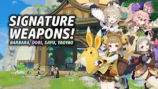 Happy Happy Healers! | Genshin Signature Weapons Episode 8