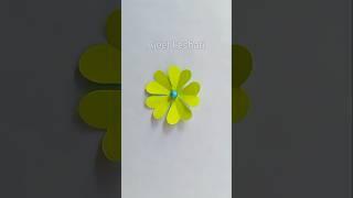 Simple And Easy Paper Flower Making Idea #diy #flower #craft #workskills #handmade #shorts