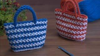 ️Incredible️Crochet small bag/bolsa de ganchillo/bolsa de crochê/örgü mini çanta#crochet#knitting