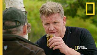 Gordon Tries Smoked Oysters | Gordon Ramsay: Uncharted