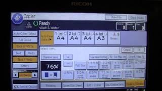 Training | Copy - A4 to A3 enlarging on Ricoh Printer | Ricoh Wiki