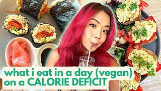 REALISTIC What I Eat in a Day to Lose Weight After Overeating (VEGAN) on a Calorie Deficit