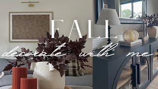 FALL DECORATE WITH ME PART 3 || SIDEBOARD AND CONSOLE TABLE STYLING || FALL LIVING ROOM MAKEOVER