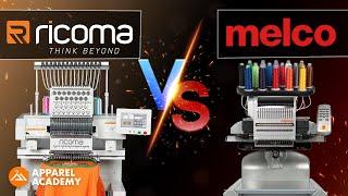 Ricoma Embroidery Machine Vs. Melco | Battle of the Embroidery Machines | Apparel Academy (Ep57)