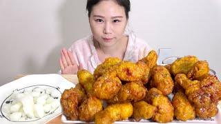 교촌 허니콤보 치킨 먹방 MUKBANG