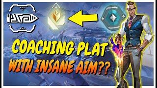 I COACHED A PLAT 3 CHAMBER WITH INSANE AIM?!?! (VALORANT COACHING)