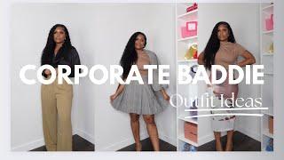 Office Outfits / Corporate Baddies Outfit Ideas