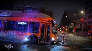 Hijacked Metro Bus Chase Ends w/ a Bang | DOWNTOWN LA, CA   9.25.24