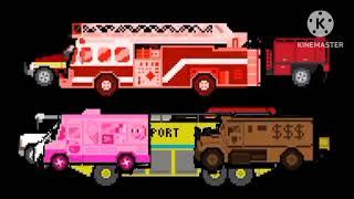 Trucks 1, 2, 3 and colors