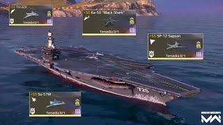 RF Typhoon -  Free BP Aircraft Carrier.. Full Russian Stuff Gameplay - Modern Warships