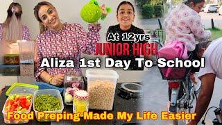 ️Aliza First Day Junior High School At 12 yrs Food Prep Made My Life Easy  Colored My Hair ‍️!