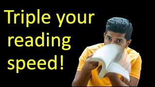 How to increase your reading speed? Fast reading technique