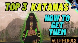 Conan Exiles Age of Heroes Top 3 Katanas and where to get them on the Exiled Lands