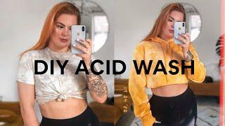 DIY ACID WASH *success* | Quarantine Activity