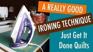 How to Iron for Quilting - A Really Good Method