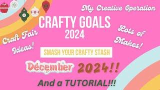 Makes, Craft Fair Ideas and a Tutorial!!! December 2024 #craftygoals2024 #smashyourcraftystash2024