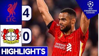 Liverpool vs Bayer Leverkusen (4-0) | All Goals & Extended Highlights |  Champions League 2024/25