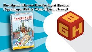 Boardgame Heaven How To Play & Review 102: Copenhagen Roll & Write (Queen Games)